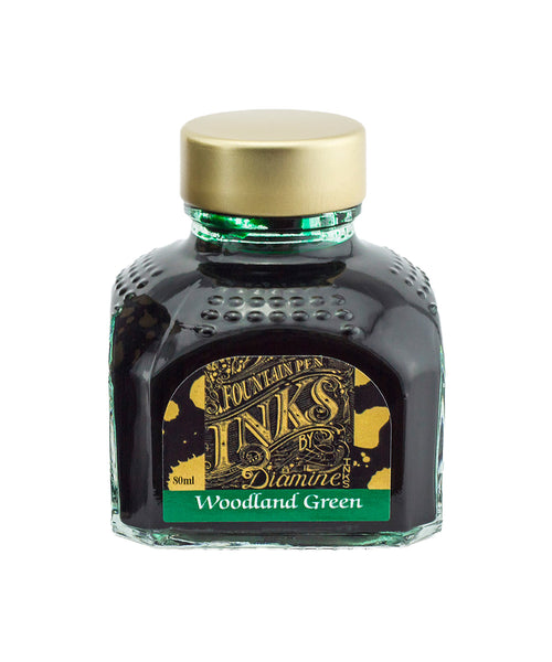 Diamine Standard Fountain Pen Ink (80ml) - Greens