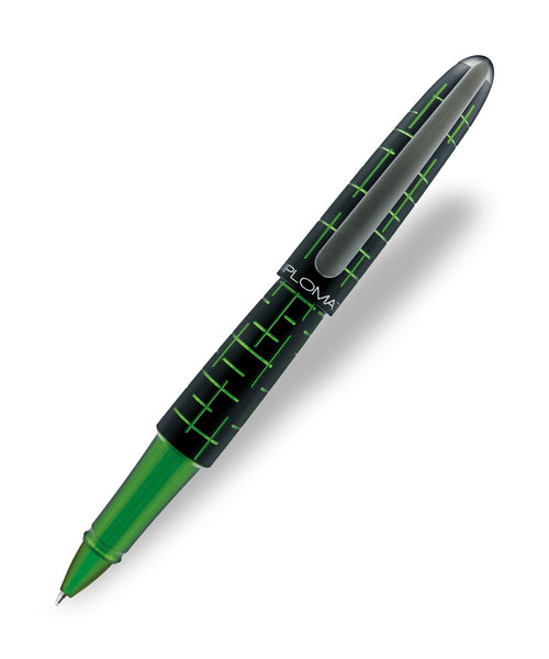 Diplomat Elox Matrix Rollerball Pen - Black & Green