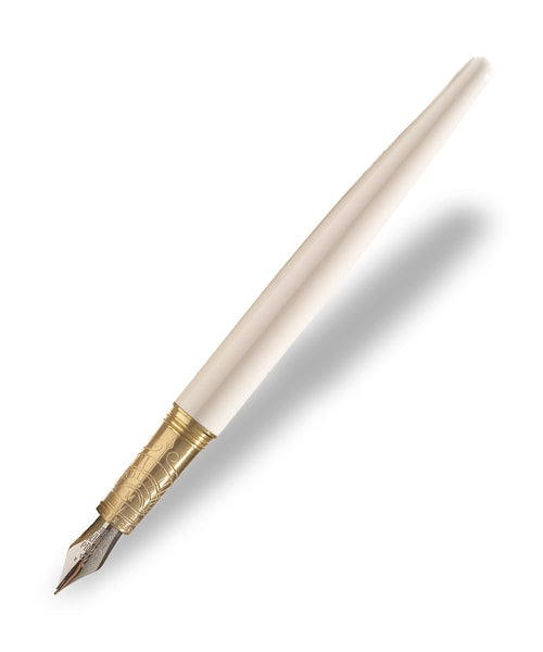 Ferris Wheel Press Brush Fountain Pen - Creme Glacé White