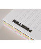 Happily Ever Paper Punktum Notebook - White Squares