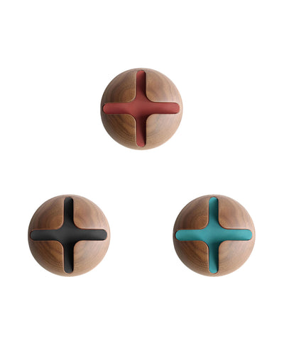 Objectiza Button Desk Tidy - Walnut