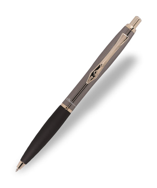 Platignum No 9 Ballpoint Pen - Gun Metal Gold
