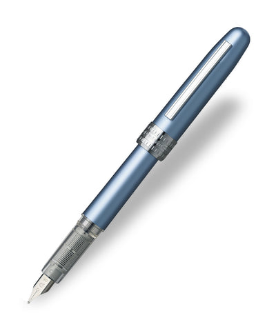 Platinum Plaisir Fountain Pen - Frosty Blue