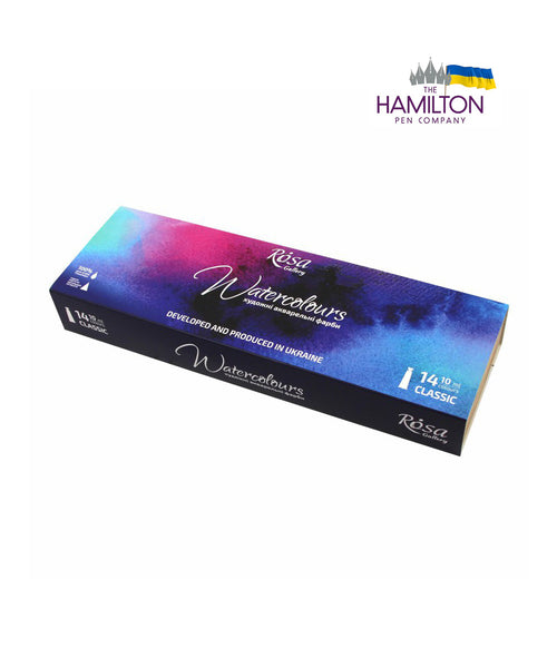 Rosa Gallery Watercolour Paints - Classic Set of 14 Tubes