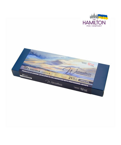 Rosa Gallery Watercolour Paints - Landscape Set of 21