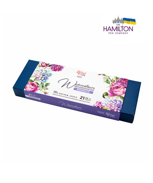 Rosa Gallery Watercolour Paints - Romantic Set of 21
